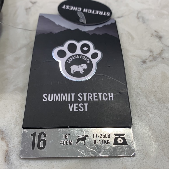 NWT Canada Pooch Stretch Vest SZ 12, 14 & 16 *ALL PROCEEDS GO TO ANIMAL RESCUE* - Picture 5 of 11